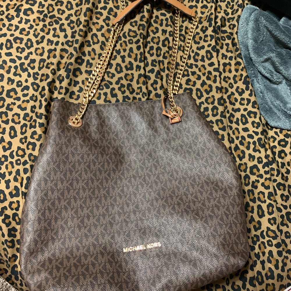 Brown MK shoulder bag